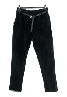 Dámské manžestrové kalhoty černé vel.UNI(M,L,XL)