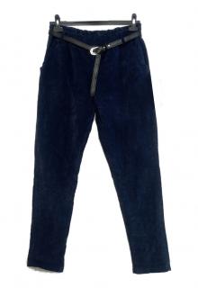 Dámské manžestrové kalhoty modré vel.UNI(M,L,XL)