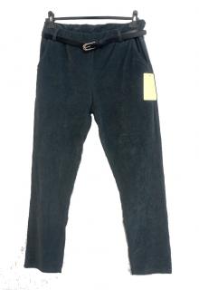 Dámské manžestrové kalhoty šedé vel.UNI(M,L,XL)