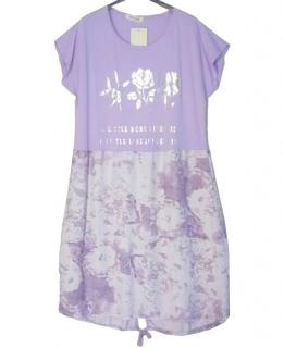 Dámské šaty fialové vel.UNI (L/XL)