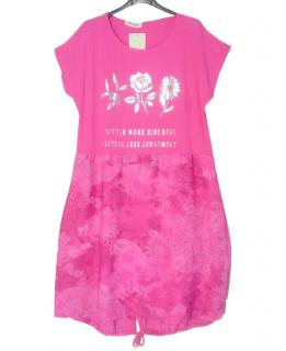 Dámské šaty růžové vel.UNI (L/XL)