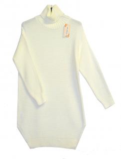 Dámský prodloužený pletený svetr/šaty ITALY vel. UNI (L/XL)