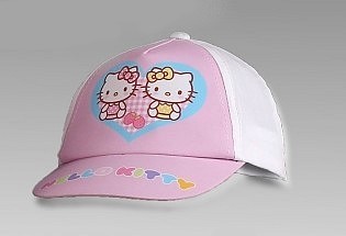 Dětská kšiltovka Hello Kitty růžovo/bílá vel.48