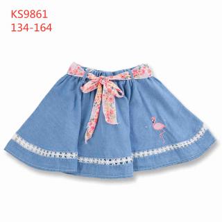 Dětská sukně riflový vzhled KUGO vel.146