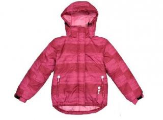 Dětská zimní bunda růžová vel.134