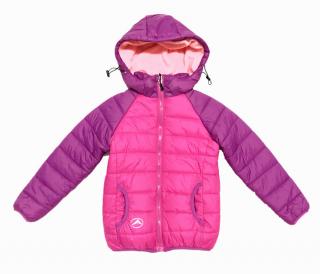 Dětská zimní bunda růžová vel.74