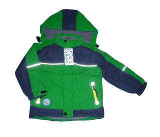 Dětská zimní bunda zelená vel.92