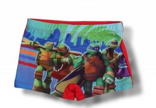 Dětské plavky želvy Ninja červené vel.98