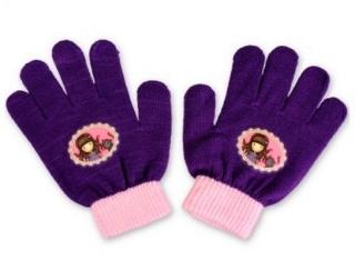 Dětské prstové rukavice Santoro fialové vel.3-6let