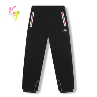 Dětské softsehlové kalhoty KUGO černé vel.140