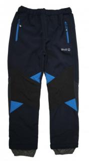 Dětské softshellové kalhoty Wolf tm.modré vel.110