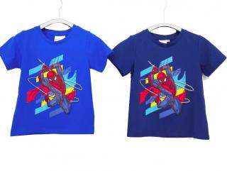 Dětské tričko Spiderman středně modré vel.104