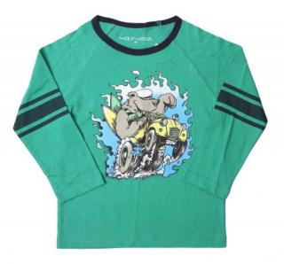 Dětské tričko Wolf zelené vel.122