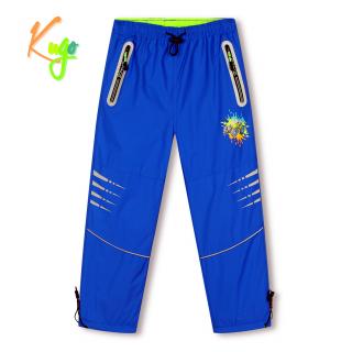 Dětské zateplené kalhoty KUGO modré vel.104