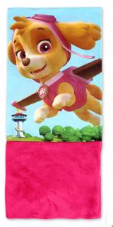 Dětský zimní nákrčník Paw Patrol růžový