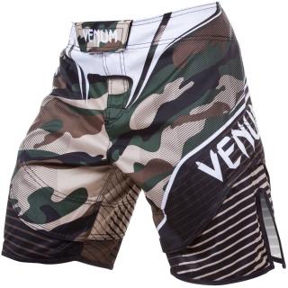 MMA šortky Venum Camo Hero - Green/Brown Velikost: S