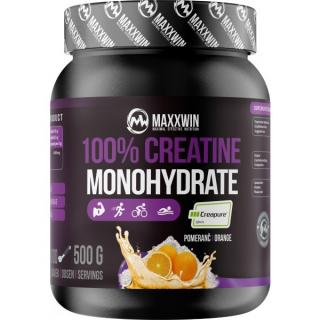 100 % Creatine Monohydrate Creapure Velikost: 500 g, Příchuť: Pomeranč