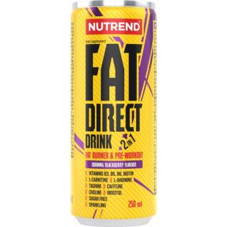 Fat Direct Drink Velikost: 250 ml, Příchuť: Ostružina