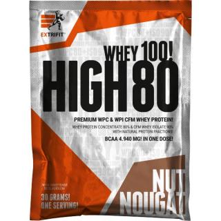 High Whey 80 Velikost: 30 g, Příchuť: Lískový ořech