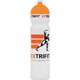 Sportovní láhev Extrifit - 1000 ml (bílo-oranžová) - 1000 ml - bílo-oranžová s hubicí Příchuť: 1000 ml - bílo-oranžová s hubicí