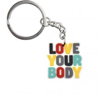 Stylová fitness klíčenka Styl: Love your body