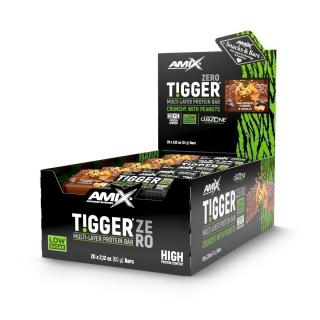 Tigger Zero Bar Velikost: 20x 60 g, Příchuť: tmavá čokoláda