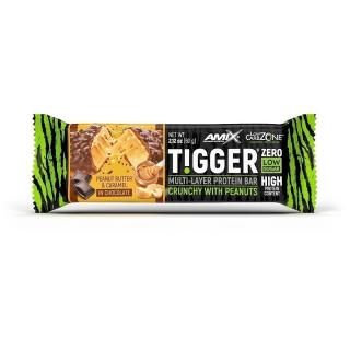 Tigger Zero Bar Velikost: 60 g, Příchuť: tmavá čokoláda