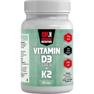 Vitamin D3 2000 IU + vitamin K2 Velikost: 60 cps