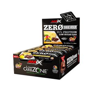 Zero Hero Bar Velikost: 15x 65 g, Příchuť: dvojitá čoko