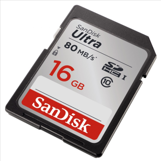 Paměťová karta SDHC 16 GB 80 MB/s