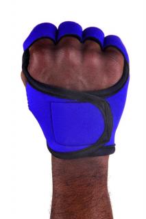 Pánské fitness rukavice - Blue Velikost: L