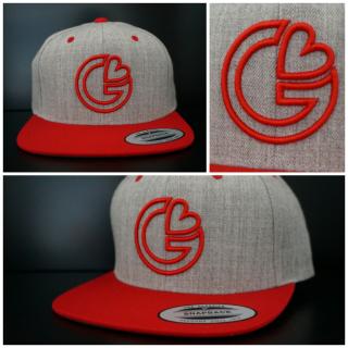 Snapback Classic G-loves - Šedo-červená