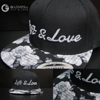 Snapback Exclusive Lift & Love - BlackRose - šedá