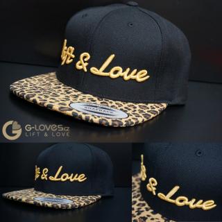 Snapback Exclusive Lift & Love - Leopard - zlatá