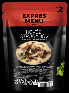 Hovězí Stroganov 600g (2 porce)