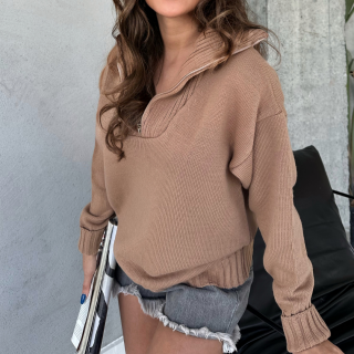 Eva brown svetr