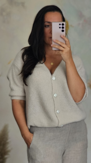 Felicity cardigan s knof. creme