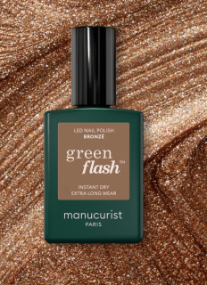 GREEN FLASH LED LAK BRONZÉ MANUCURIST