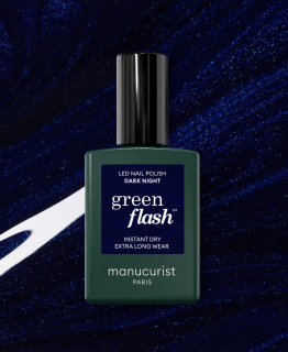 GREEN FLASH LED LAK DARK NIGHT MANUCURIST