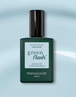 GREEN FLASH LED LAK LIGHT BLUE MANUCURIST - exp. 9/24