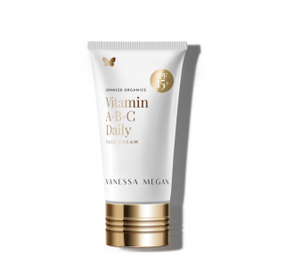 Lehký denní krém s SPF 15, vitamíny a antioxidanty Vitamin A+B+C Daily Face Cream Vanessa Megan