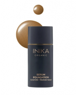 Lehký pečující make-up Serum Foundation INIKA organic odstín: Radiant