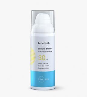 Opalovací krém na obličej Mineral Shield Face Sunscreen SPF 30 Hemptouch