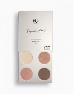 Paletka přírodních vysoce pigmentovaných očních stínů 01 NUI Cosmetics