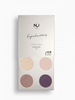 Paletka přírodních vysoce pigmentovaných očních stínů 02 NUI Cosmetics