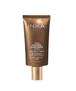 Přírodní tónovaný opalovací krém Tinted natural Suncream SPF 50+ Inika Organic