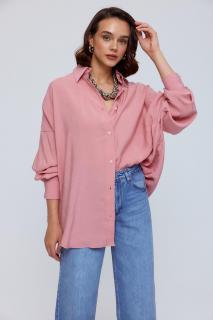 Romeo košile oversize Pink Dust Velikost: L