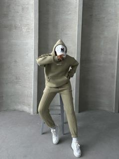 Tepláky khaki Challenge your limits Velikost: L