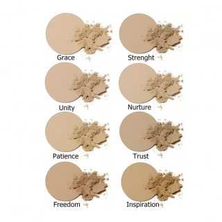 Zapečený minerální pudrový make-up Baked Mineral Foundation Inika Organics odstín: Unity
