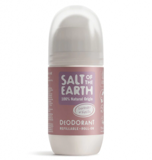Znovudoplnitelný kuličkový deodorant Deo roll-on Lavender-Vanilla Salt of The Earth